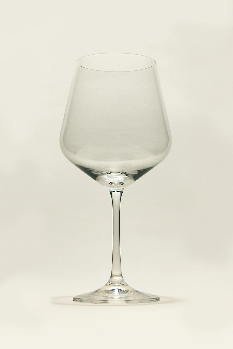 LARGE BOHEMIA CRYSTAL GLASS
