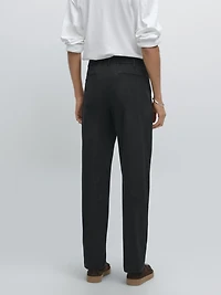 Cotton blend jogger fit trousers