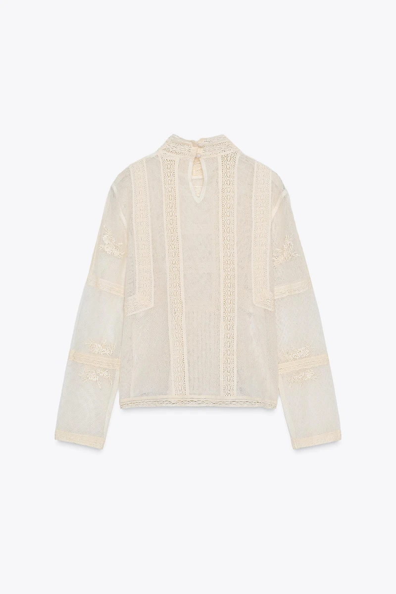 ZW COLLECTION ROMANTIC LACE BLOUSE