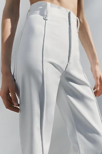 ZW COLLECTION TAILORED WIDE LEG HI-RISE JEANS