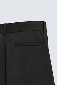 PLEATED WIDE FIT PANTS