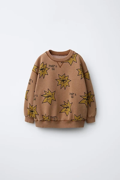 STAR PRINT SWEATSHIRT