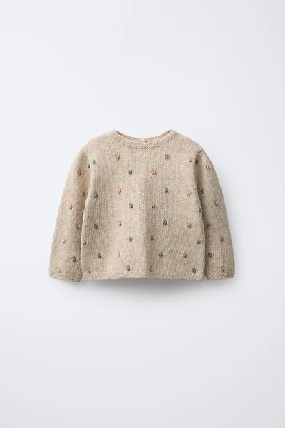 BOBBLE KNIT SWEATER