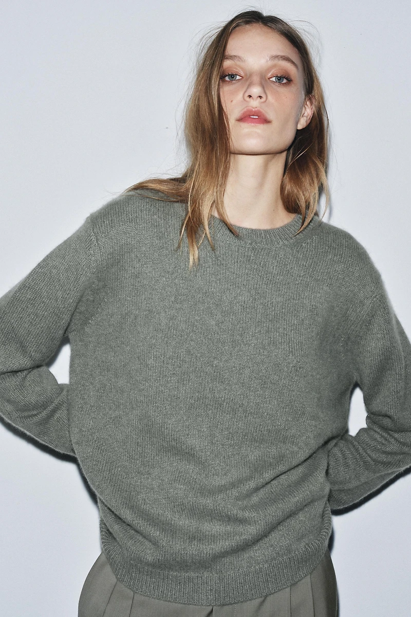 100% CASHMERE REGULAR FIT SWEATER