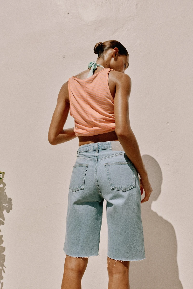 Z1975 MID-RISE DENIM SHORTS