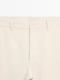 Tapered fit trousers