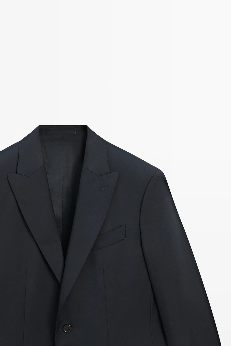 100% virgin wool suit blazer