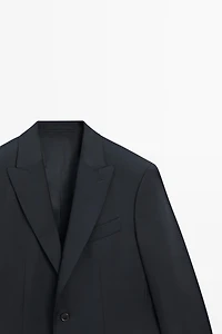 100% virgin wool suit blazer