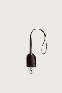 LEATHER PENDANT KEYCHAIN