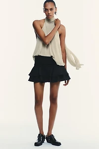 RUFFLE SKORT