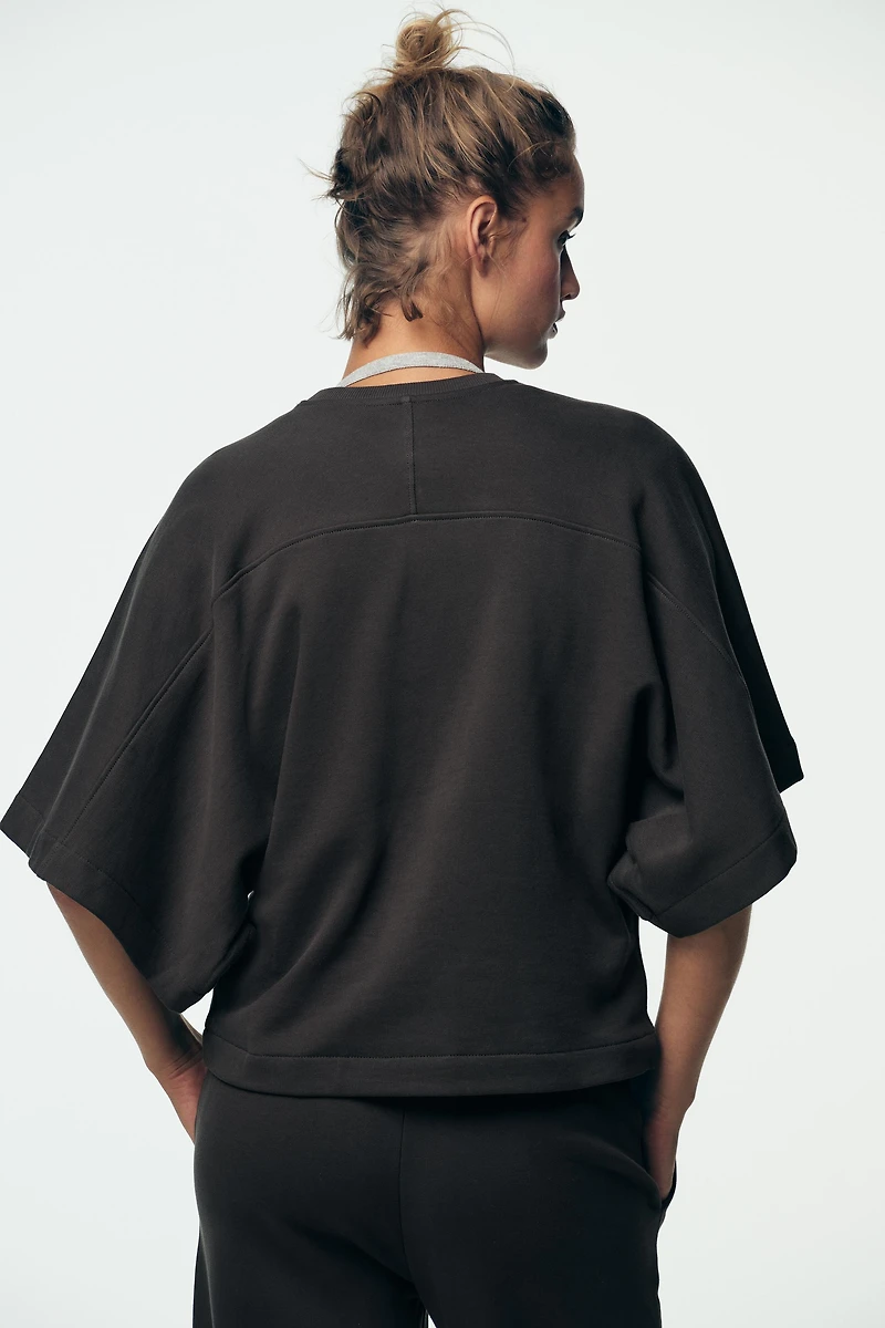 RUSTIC SHORT SLEEVE SWEATSHIRT
