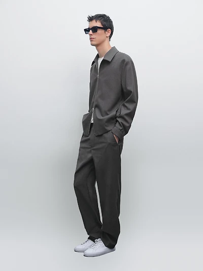 Blouson laine total look