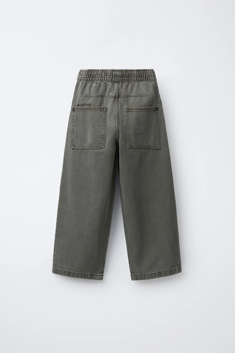 BAGGY TWILL PANTS