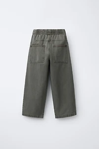 BAGGY TWILL PANTS