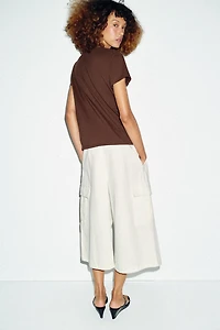SHORT SLEEVE TEXT T-SHIRT