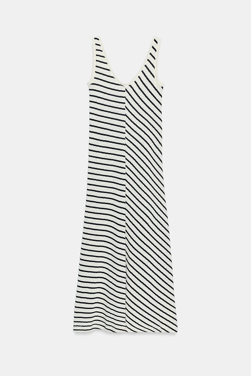 STRIPED RUSTIC DRESS