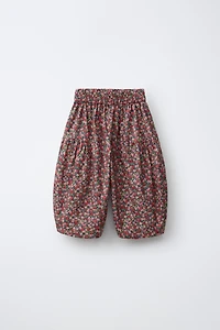 FLORAL PRINT BLOOMER PANTS MADE WITH LIBERTY FABRIC