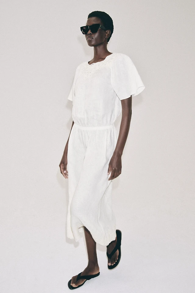 Zara 100% LINEN DRESS ZW COLLECTION at Mall of America in Bloomington, MN