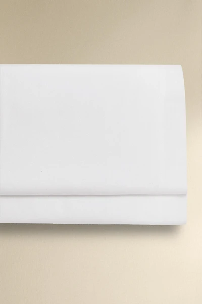 PERCALE COTTON FLAT SHEET WITH FLANGE (500 THREAD COUNT)