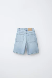 BERMUDA EN JEAN RELAXED BAGGY