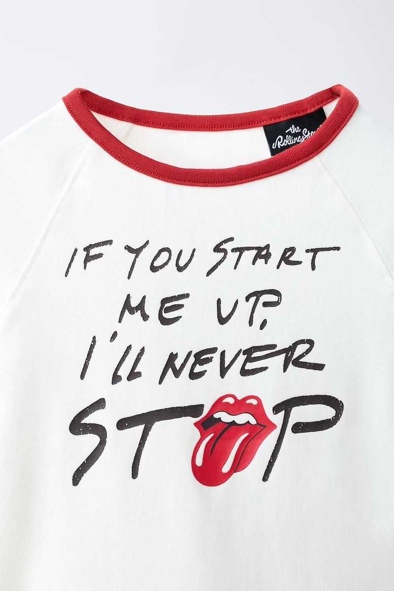 T-SHIRT IMPRIMÉ ROLLING STONES