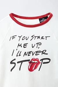 T-SHIRT IMPRIMÉ ROLLING STONES