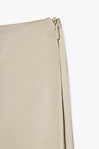 PANTALON SATINÉ TAILLE HAUTE