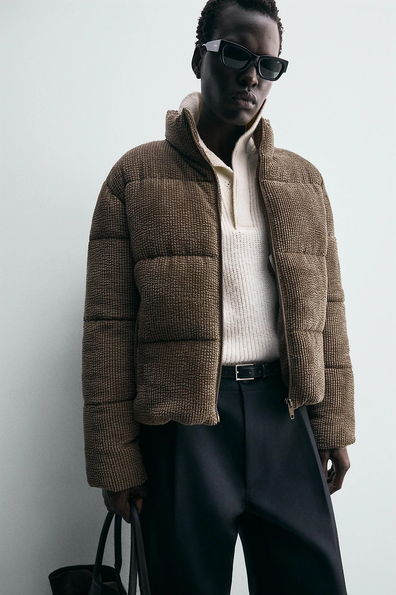 CORDUROY PUFFER JACKET