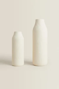 TEXTURED CERAMIC VASE