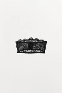 LACE BANDEAU BRALETTE