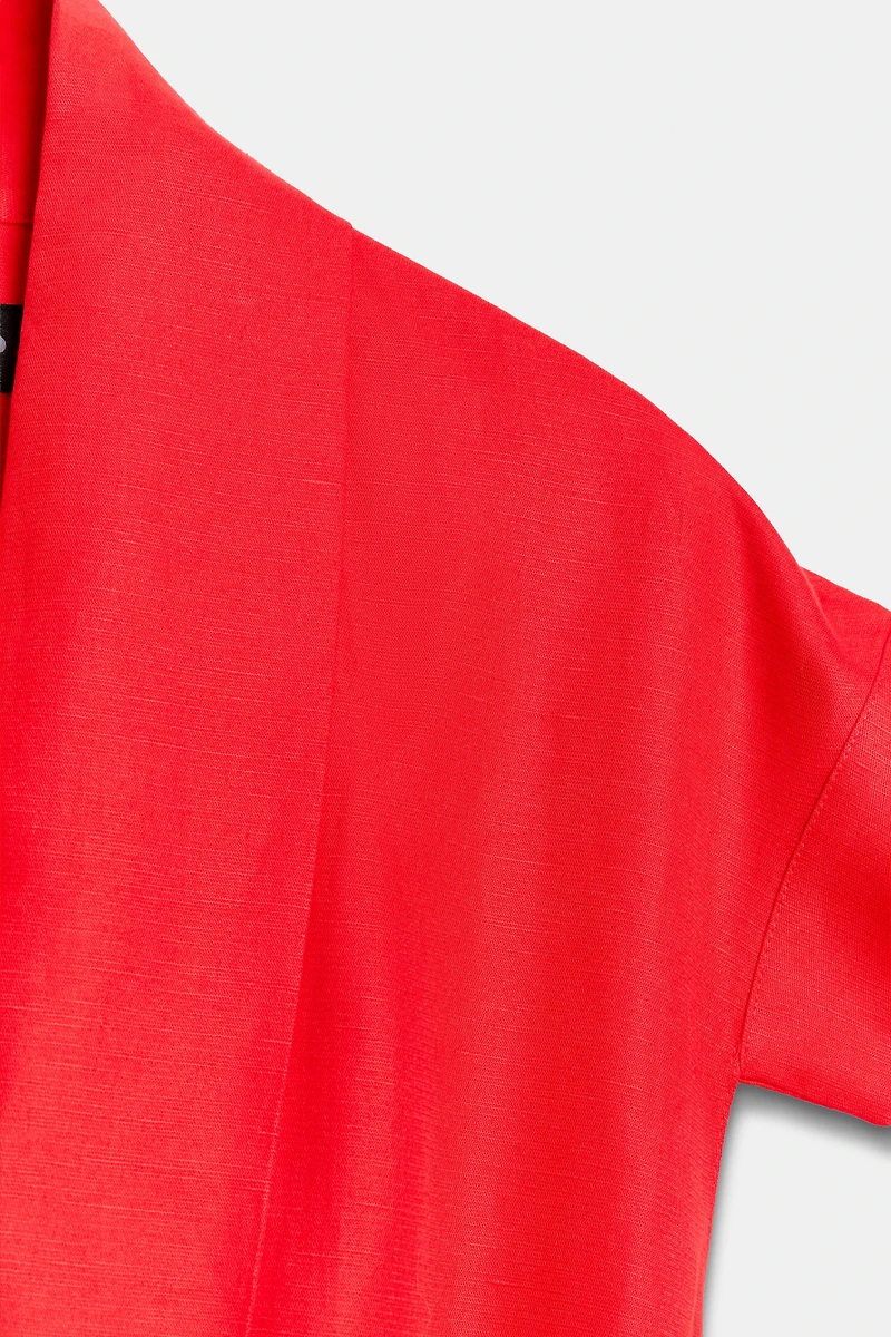 ZW COLLECTION MIDI LINEN DRESS