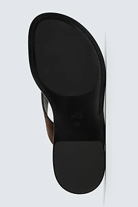 LEATHER STRAP SANDALS