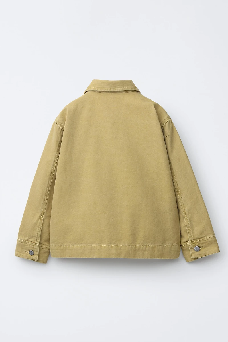 CANVAS POCKET OVERSHIRT