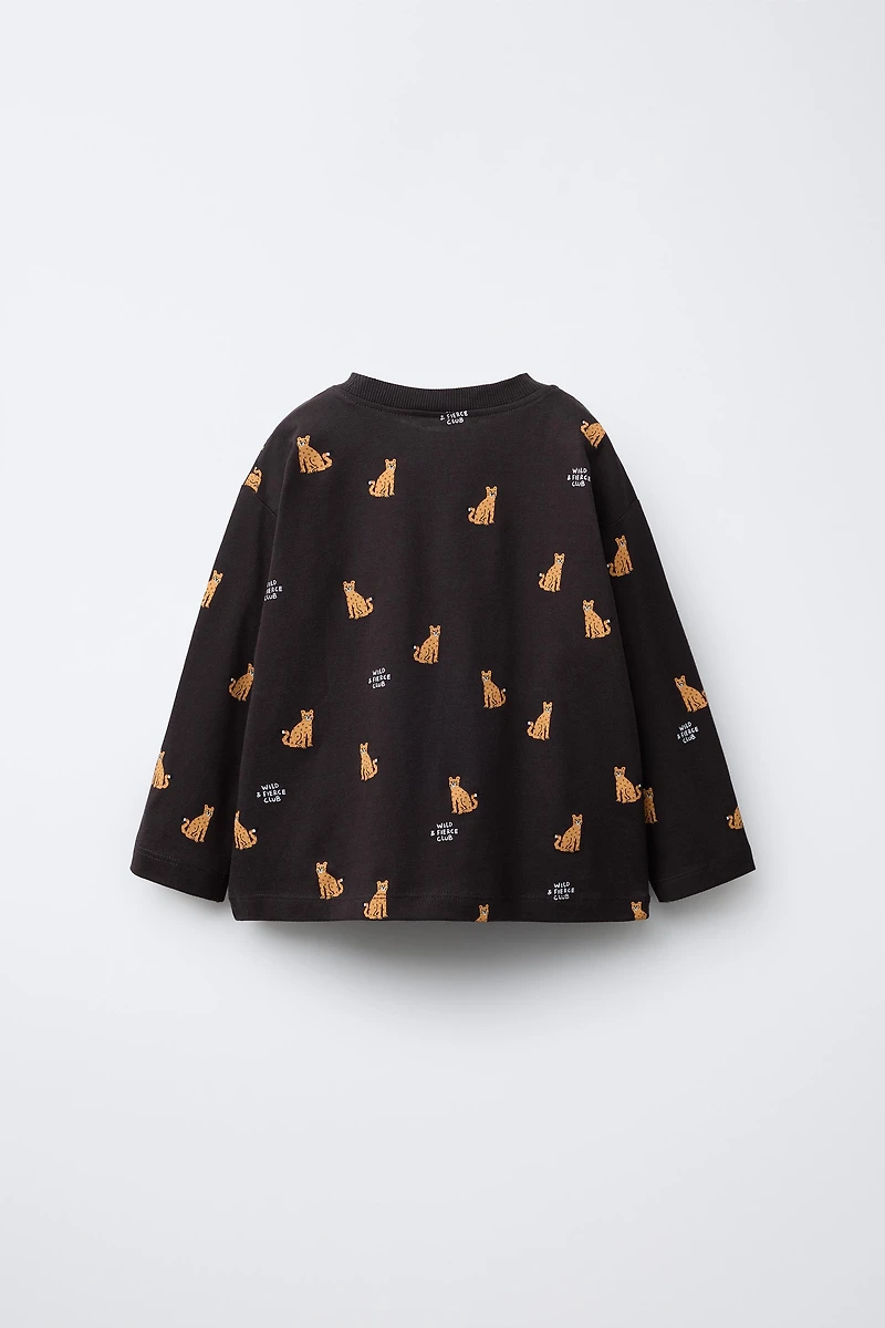 ANIMAL PRINT T-SHIRT