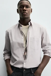 STRIPED JACQUARD SHIRT