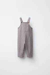 STRIPED OVERALLS