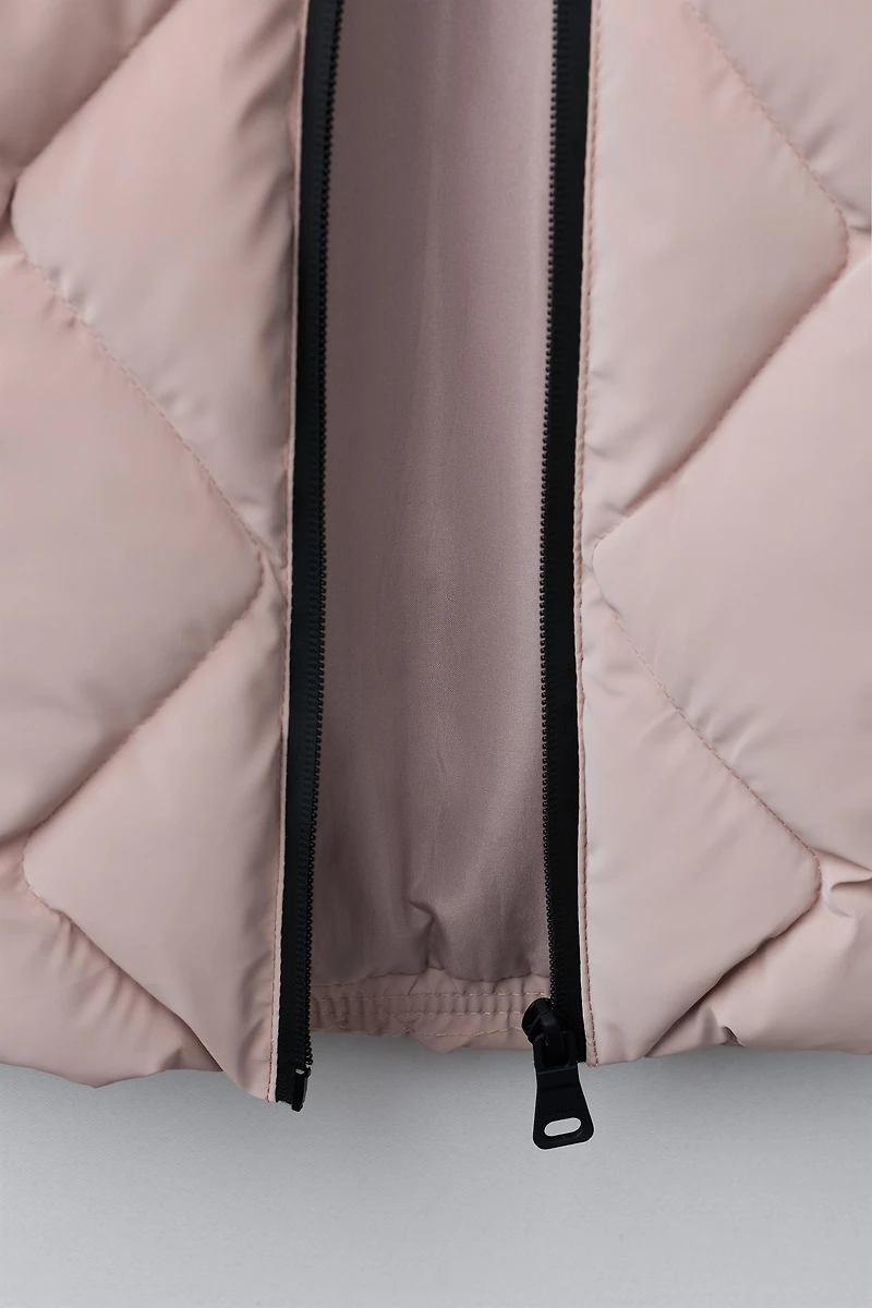 LONG RUBBERIZED PUFFER COAT