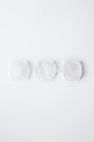 1 1/2-6 YEARS/ THREE-PACK OF BASIC UNDERWEAR