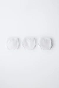1 1/2-6 YEARS/ THREE-PACK OF BASIC UNDERWEAR
