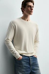 PULL EN MAILLE MÉLANGÉE VISCOSE
