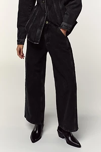 Z1975 HIGH-WAISTED CULOTTES JEANS