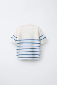 MICKEY MOUSE © DISNEY KNIT COTTON LINEN POLO SHIRT