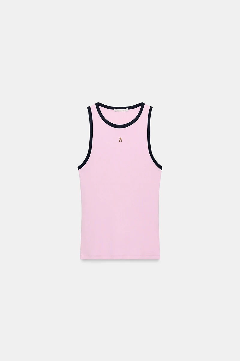 ZA CONTRAST PIPING TOP