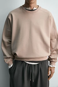 INTERLOCK POCKET SWEATSHIRT