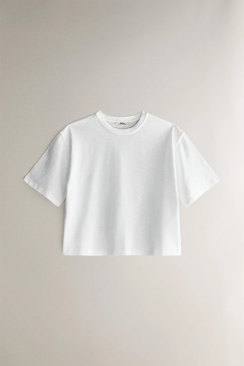 SHORT SLEEVE COTTON T-SHIRT