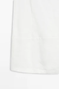 Flowing linen short dress