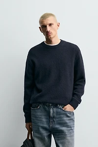 REGULAR FIT 100% WOOL JUMPER