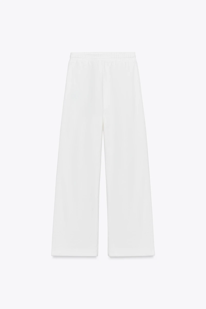COTTON TEXT PANTS