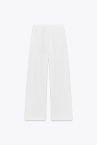 COTTON TEXT PANTS