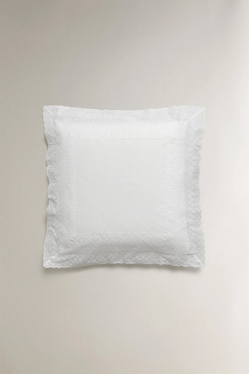 EMBROIDERED PILLOWCASE